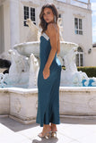 Touch Of Twinkle Maxi Dress Teal