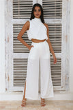 Style At Midnight Crop Top White