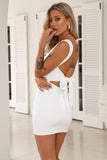 Summertime Rush Mini Dress White