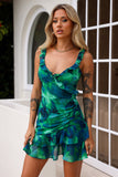 RUNAWAY Romelly Mini Dress Calista Green