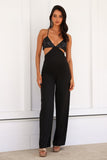 HELLO MOLLY Moment To Party Jumpsuit Black