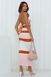 Love These Vibes Midi Skirt Orange