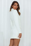 RUNAWAY Balia Blazer Dress White