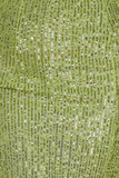 Sprinkle Shine Sequin Crop Top Green