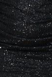 Posted Sequin Dress Black