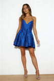 Showstopper Mini Dress Royal Blue
