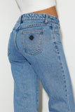 ABRAND A '99 Low Straight Jeans Katie Organic