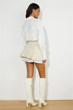 LIONESS Utility Mini Skirt Beige