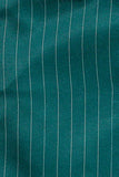 LIONESS Sevigny Mini Dress Green Pinstripe