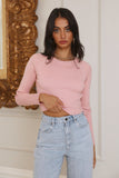 Fairy Floss Dreams Knit Top Pink