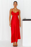 Airy Lover Maxi Dress Red