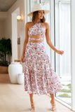 Stay In Maxi Skirt Floral