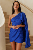 RUNAWAY Serita Dress Blue