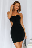 Obsessed With It Dress Black