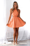 HELLO MOLLY Sweetest Words Dress Coral