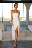 Chained To The Melody Maxi Dress White
