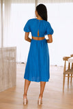 Illuminate The Way Midi Dress Blue