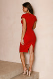 Luscious Lover Midi Dress Red