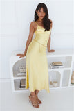 Feels Like Luxe Maxi Dress Yellow