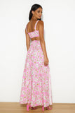 Dancing Under The Glow Maxi Skirt Pink