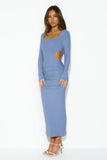 Blessing of Change Maxi Dress Blue