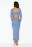 Blessing of Change Maxi Dress Blue