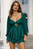 Sirens Calling Romper Forest Green